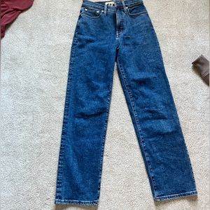 Madewell perfect vintage straight jean